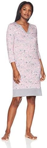 Amazon Brand - Arabella Women's Tunic Nightgown Loungewear Caftan