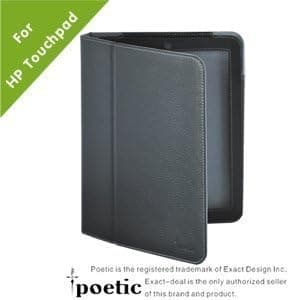 Poetic(TM) Slimbook 100% Genuine Top Grain Leather Case for HP TouchPad