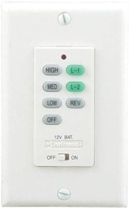 Craftmade OM52BN Wall Unit Remote Total Control System Upgrade Kit, Brushed Nickel
