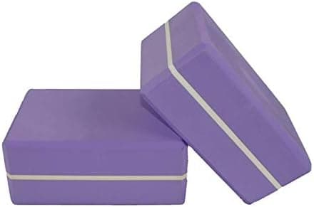 Kakaos 4 Inch High Density Yoga Blocks (Set of Two)