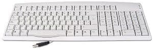 Ez-9900 USB 107-Key Spanish Keyboard (White)
