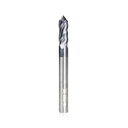 Amana Tool - 51692 High Performance CNC Solid Carbide 90° 'V' Spiral Drills with AlT