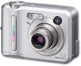 Casio QVR62 6MP Digital Camera with 3x Optical Zoom