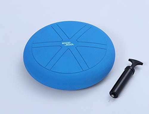 RGGD&RGGL Wobble Cushion for Workout and Therapy,Support 442 lbs,(13&14inch) Extra Thick Balance Disc with Pump,Kids Wiggle Seat,Sensory Cushion for Classroom&Office&Home