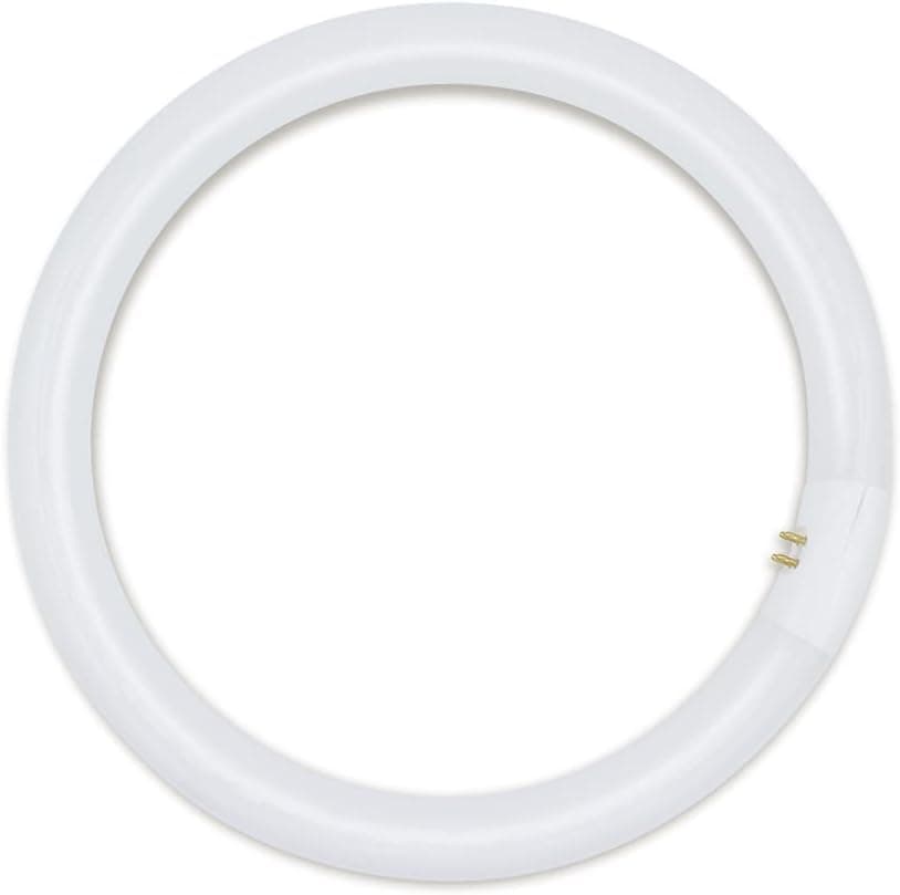 Technical Precision FC12T9 32W Circline Bulb Replacement for GE FC12T9/KB 12 Inch Fluorescent Circular Light Bulb with 4-Pin G10q-4 Base - 15000 Hours - 3000K Warm White - 1950 Lumens - CRI 52