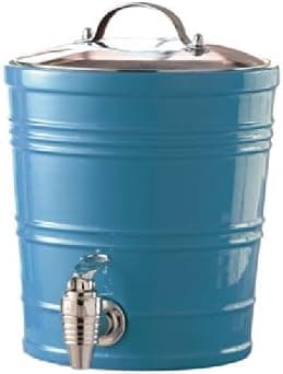 American Atelier Peacock Beverage Dispenser with Glass Lid
