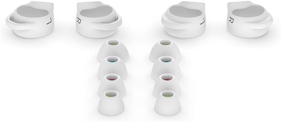 Echo Buds with Active Noise Cancellation (2021 release, 2nd gen) Ear Tips and Wing Tips Fit Kit