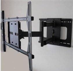 Full Motion Articulating Corner TV Wall Mount Bracket for Samsung UN55ES7500F Smart HDTV Game Room Living Room
