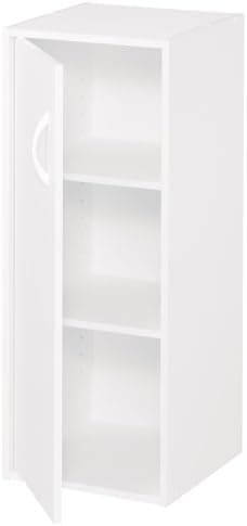 ClosetMaid 8514 One-Door Three-Shelf Organizer, White