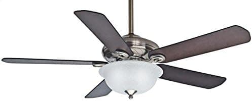 CASABLANCA OAK HALL 54 in. Brushed Nickel Ceiling Fan Model 54053