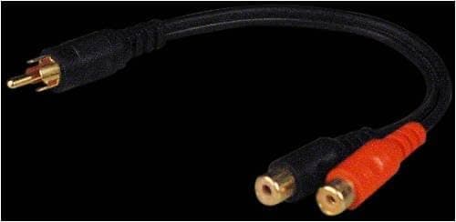 Pyramid RY6 1 Male to 2 Female RCA Adaptor (Discontinued by Manufacturer)