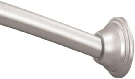 Moen DN2132BN Adjustable Curved Shower Rod, Brushed Nickel CURVED 57-60 in.