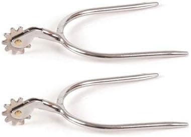 JackS 10471-LAD Ladies Chrome Plated Quick Slip on Spurs