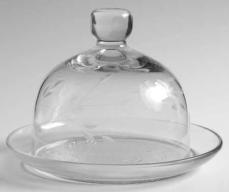 Princess House Heritage Small Round Covered Butter