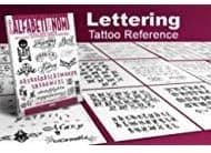 Lettering Design for Tattoo Flash Design Book (66-pages)