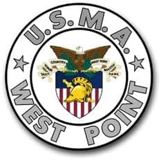 United States Military Academy West Point (USMA) Window Bumper Sticker Decal 3.8"