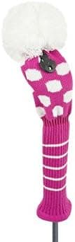 Just4Golf Deep Pink Dot Fairway Cover