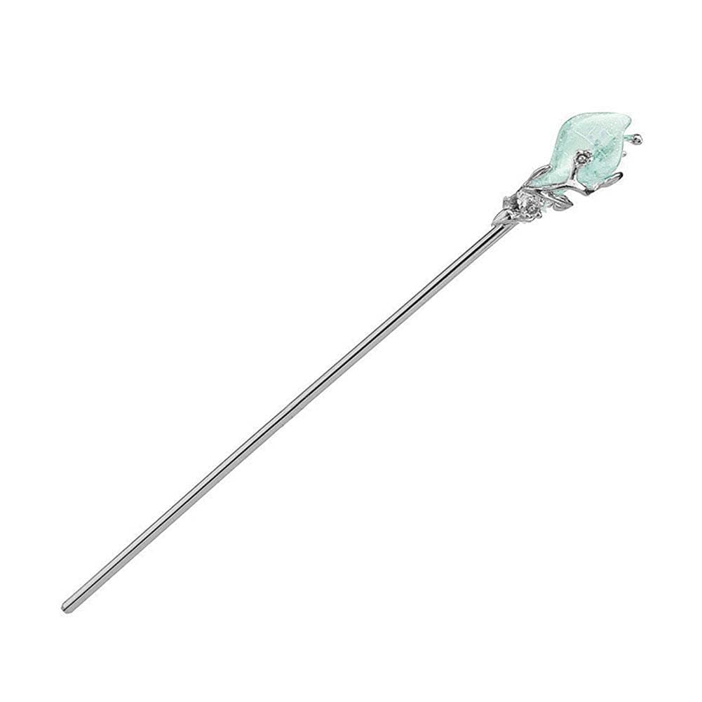 Chinese Classical Hair Stick Metal Hanfu Traditional Style Rhinestone Hair Stick Hair Chopsticks Hairpin Hair Accessories for Women