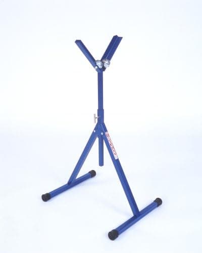 Trojan PS-10 Adjustable 24-Inch to 40-Inch Multi-Directional Pedestal V-Shaped Roller Stand with 3-Inch Pipe Capacity