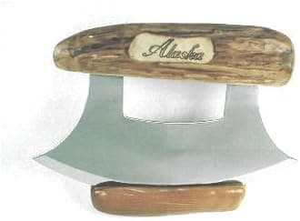 Alaskan Ulu, Inupiat Style, Cultured Antler Handle, 6in. - 7CA