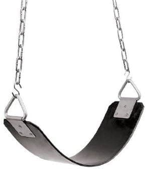 Coast Athletic Commercial Grade Heavy Duty Swing Seat | Heavy Duty Playground Swing Seats (Black)