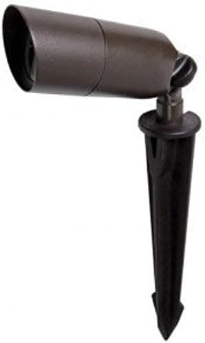 Malibu / Proscapes 8608-0605-LED Metal Industrial Landscape Flood Light, Aged Brass Finish, 50 Watt (50 Watt equivalent, 7.5 Watt Actual), 500 Lumens, Bulb Life 22.8 Years