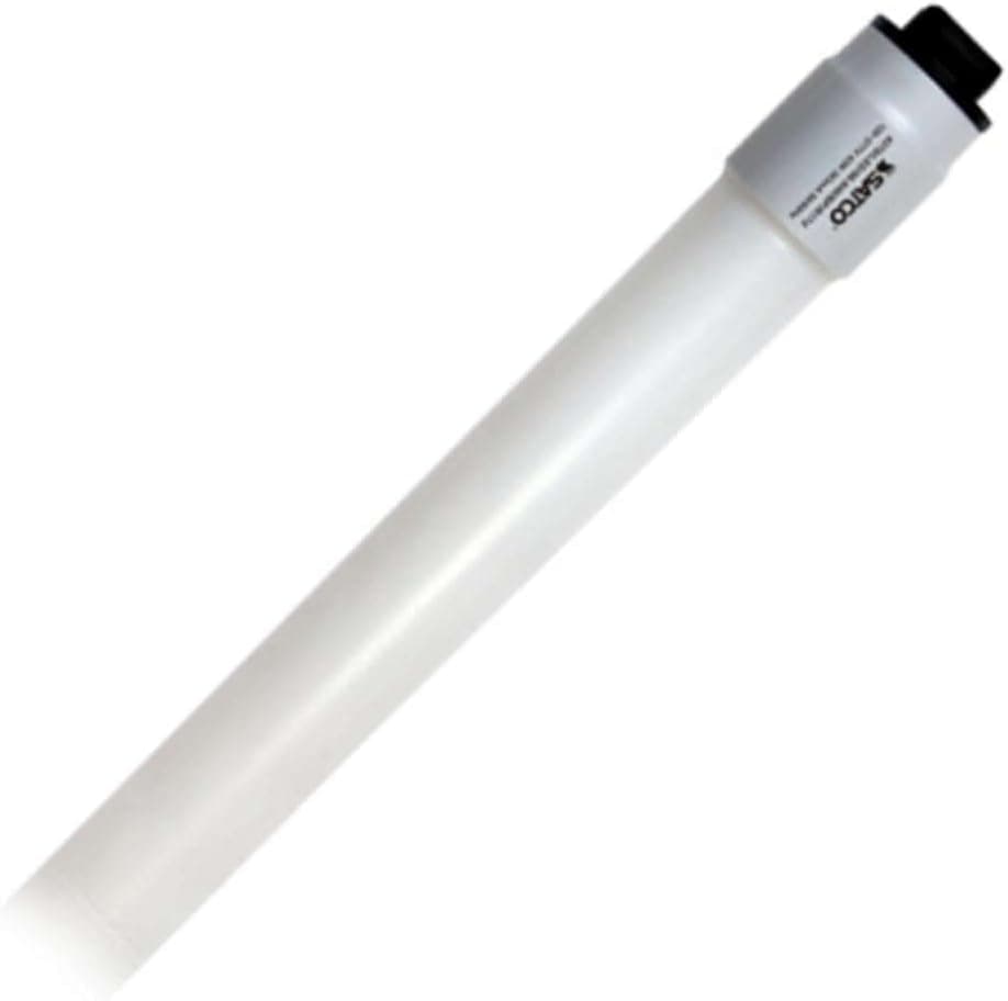 Satco S9925 Double Contact Light Bulb Finish, 96.00 inches, Gloss White