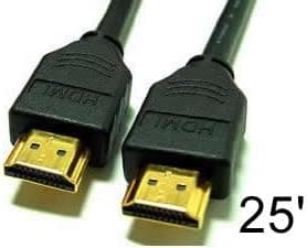 25 ft NEW HDMI to HDMI Cable (25 feet) for PS3, TV, HDTV, LCD, LED, DVD