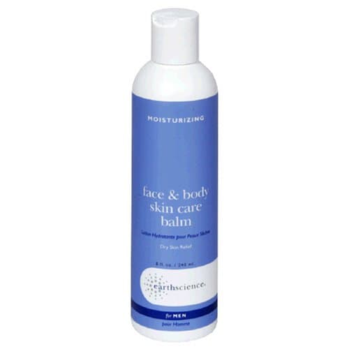 Earth Science Face & Body Skin Care Balm, For Men 8-Ounce Bottles (Pack of 4)