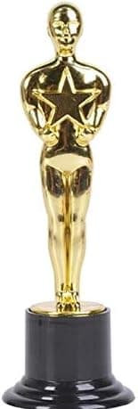 Rhode Island Novelty Movie Award Plastic Gold Color Statue for Hollywood Movie Award Party Favor or Decoration