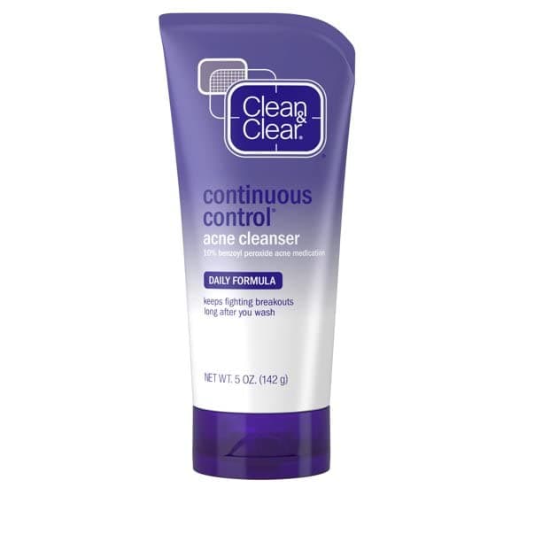 Clean & Clear Cleanser Acne Continuous Control 5 Ounce (148ml) (3 Pack)