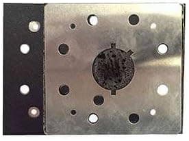 Superior Pads and Abrasives SPD18-K 1/4 Sheet, 8 Hole Stick on Square Sanding Pad Replaces-Dewalt 151280-00, 151284-00SV - 2 PER PACK