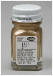 Gold Testors Enamel Plastic Model Paint