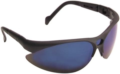 Safety Works MSA Custom Fit Safety Glasses with Blue Mirror Lens #10020586