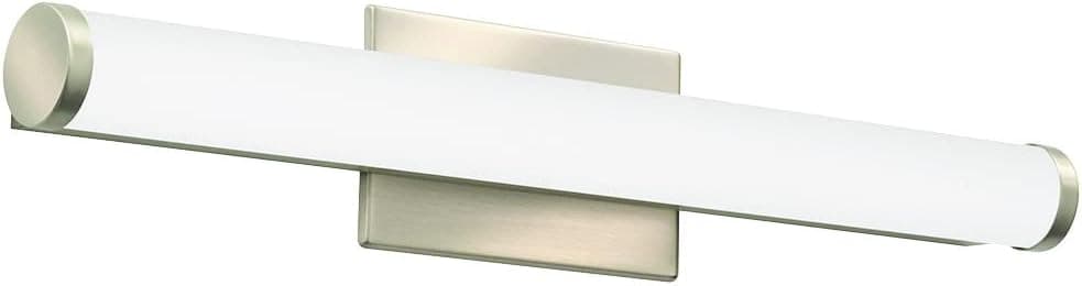 Lithonia Lighting FMVCCL 24IN MVOLT 30K 90CRI BN M6 2 ft. Brushed Nickel Contemporary Cylinder Vanity LED 3000K Fixture
