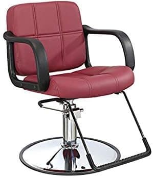 Hair Salon Chair Barber Chair Styling Heavy Duty Hydraulic Pump Barber Swivel Chair Beauty Shampoo Barbering Chair for Hair Stylist Women Man Salon Equipment