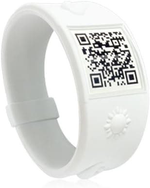 QR Code Wristbands (Small, White)