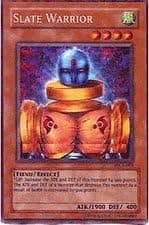 Yugioh Wc4-003 Slate Warrior Secret Rare Holofoil Promo Card