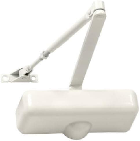 TELL MANUFACTURING DC100084 SZ3 Residential Ivory Door Closer
