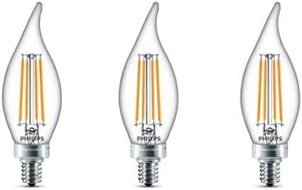 Philips 477836 4.5BA11/PER/850/CL/G/E12/DIM 4/3BC Light Bulb, Day Light