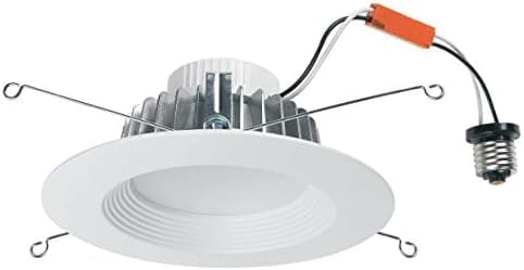 Maximus M-16DL-830-WFL-D DIMMABLE LED Downlight with BAFFLED Trim by Maximus Lighting, IC Rated, UL, CA65, and FCC Certified, 16W (90W Incandescent Replacement), 1100 Lumens, 3000K Warm White Light
