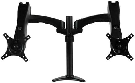 Dyconn Tide (DE640D) - Dual Articulating Arm Grommet/Clamp Desktop Mount for 12 Inch to 24 Inch display, TV, Monitor, LCD, LED