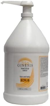 Ginesis Bio Natural Face and Body Scrub Daily Face Wash Exfoliating Treatment (1-Gallon)