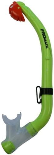 Promate Kid's/Children's Dry Snorkel w/Purge & Silicone Mouthpiece for Scuba Diving & Snorkeling Childs Snorkel