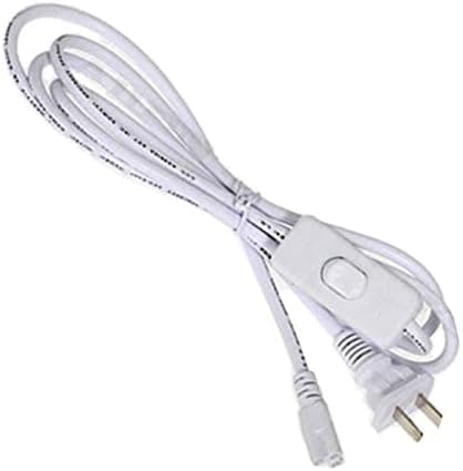 ZEEZ Lighting - 9.5Ft AC Power Cord w/On/Off Switch For T5/T8-Integrated LED Tube Light Bulb Replacement - 1 Pack