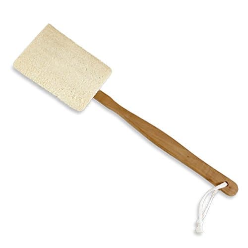 100% Natural Loofah Scrubber with Detatchable Handle by Kingsley