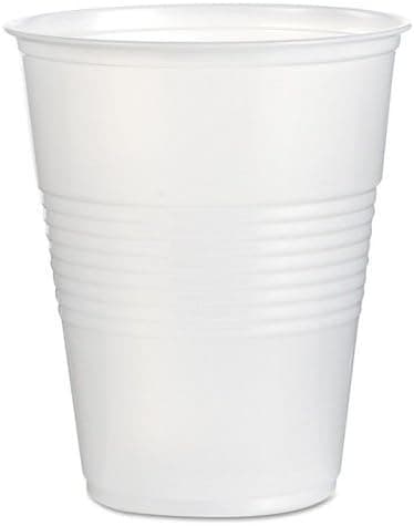 Boardwalk TRANSCUP16CT Translucent Plastic Cold Cups, 16oz (Case of 1000)