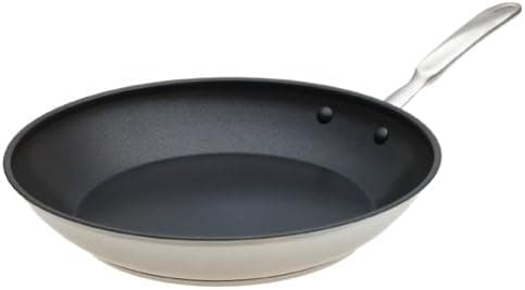 Simply Calphalon Stainless 12-Inch Omelet Pan with Nonstick Interior