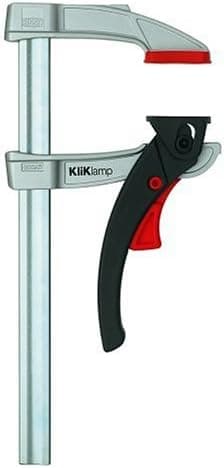 BESSEY KLI3.004, 4 In. Ratchet action lever clamp, KliKlamp Series,Grey