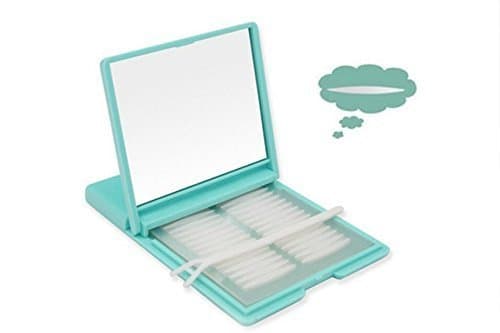 WOIWO 960PCS/480Pairs Portable Breathable Naturally Invisible Double Eyelid Tape Self-Adhesive Double Eyelid Stickers Instant Eye Lift Strips With Portable Packing Box(green box)